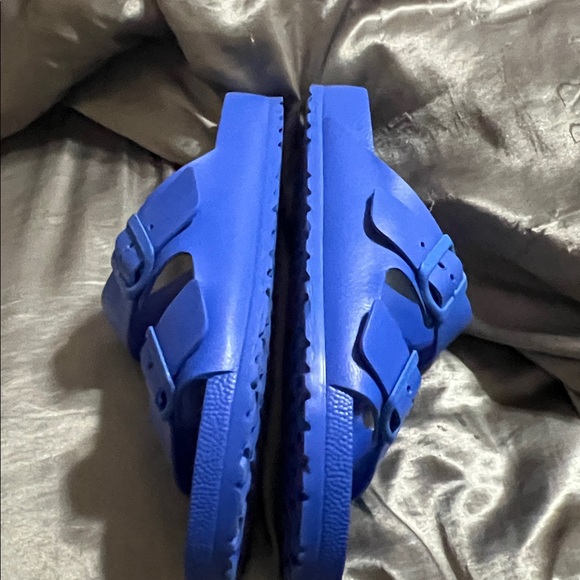 Royal blue Birkenstock Slides - 11 women’s - Picture 3 of 6